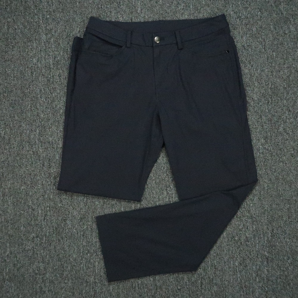 Lululemon Pants Mens 30x30 Blue‎ ABC Classic Fit Performance Travel Stretch *